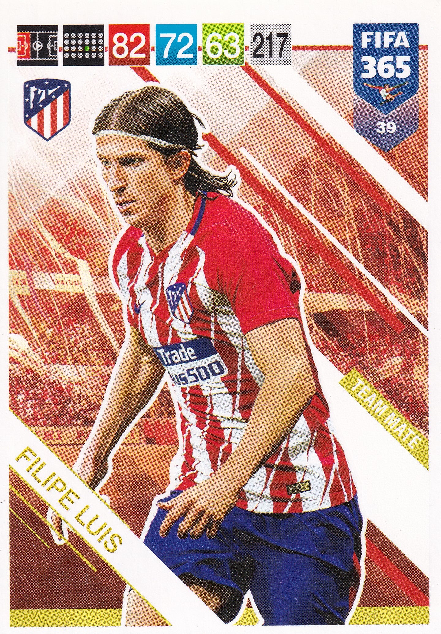 039. FILIPE LUIS - ATLETICO DE MADRID - TEAM MATE