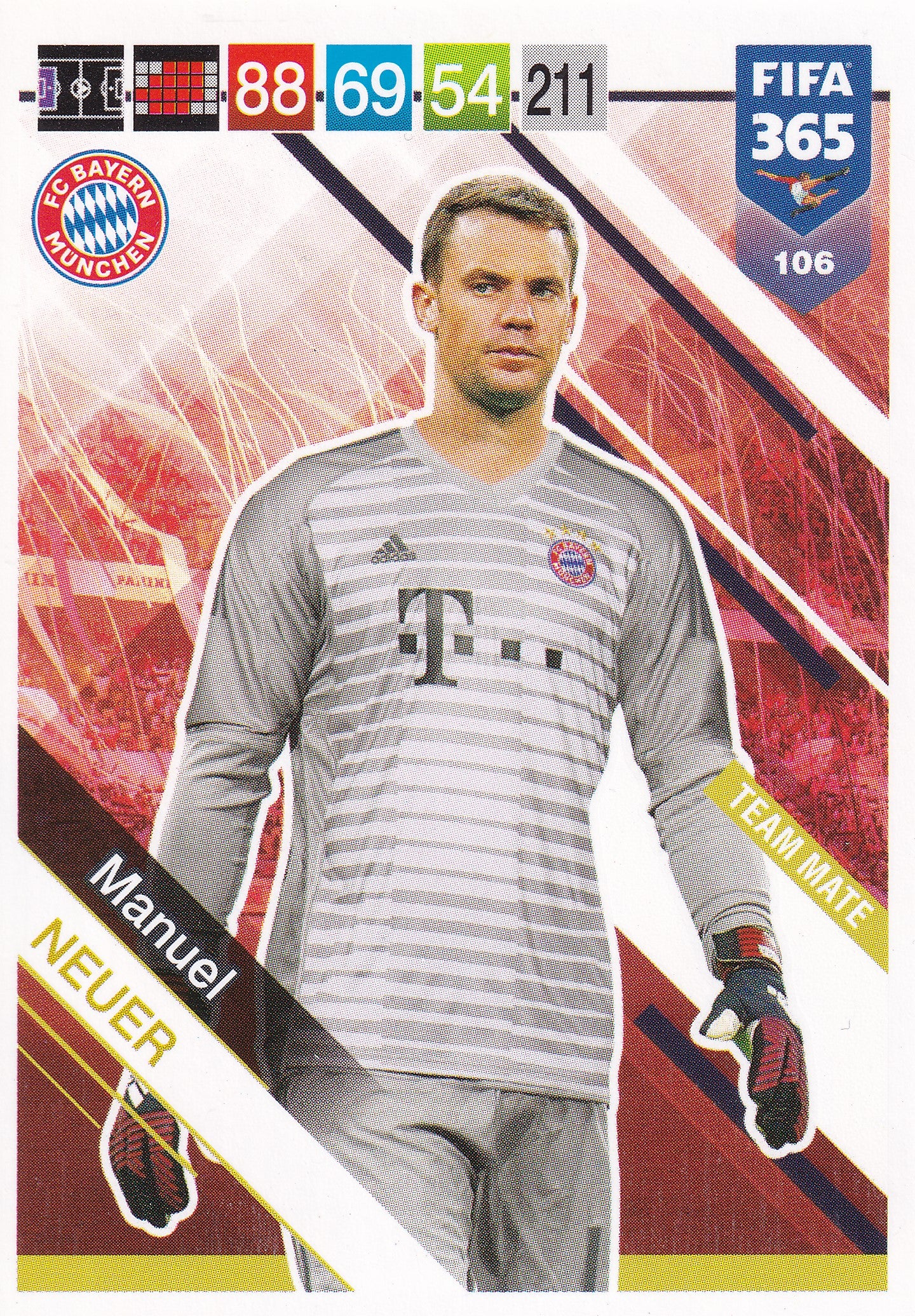 106. MANUEL NEUER - BAYERN MÜNCHEN - TEAM MATE