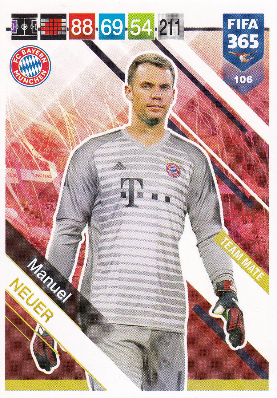 106. MANUEL NEUER - BAYERN MÜNCHEN - TEAM MATE