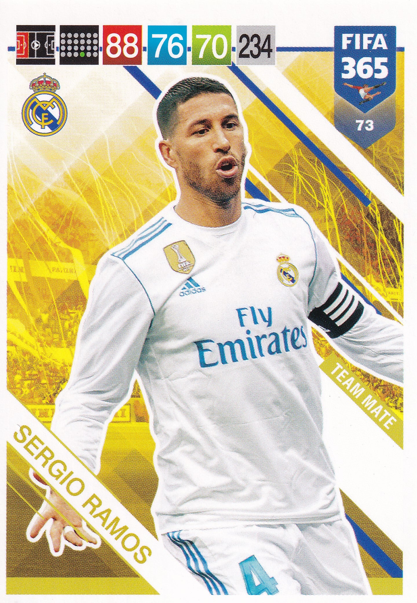073. SERGIO RAMOS - REAL MADRID - TEAM MATE