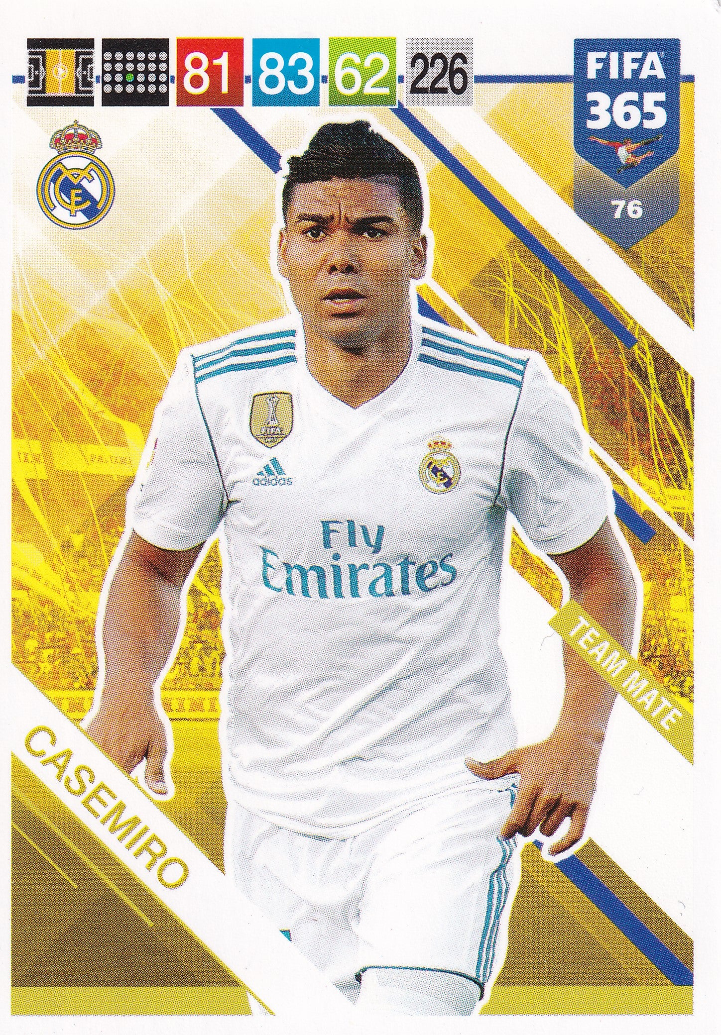 076. CASEMIRO - REAL MADRID - TEAM MATE