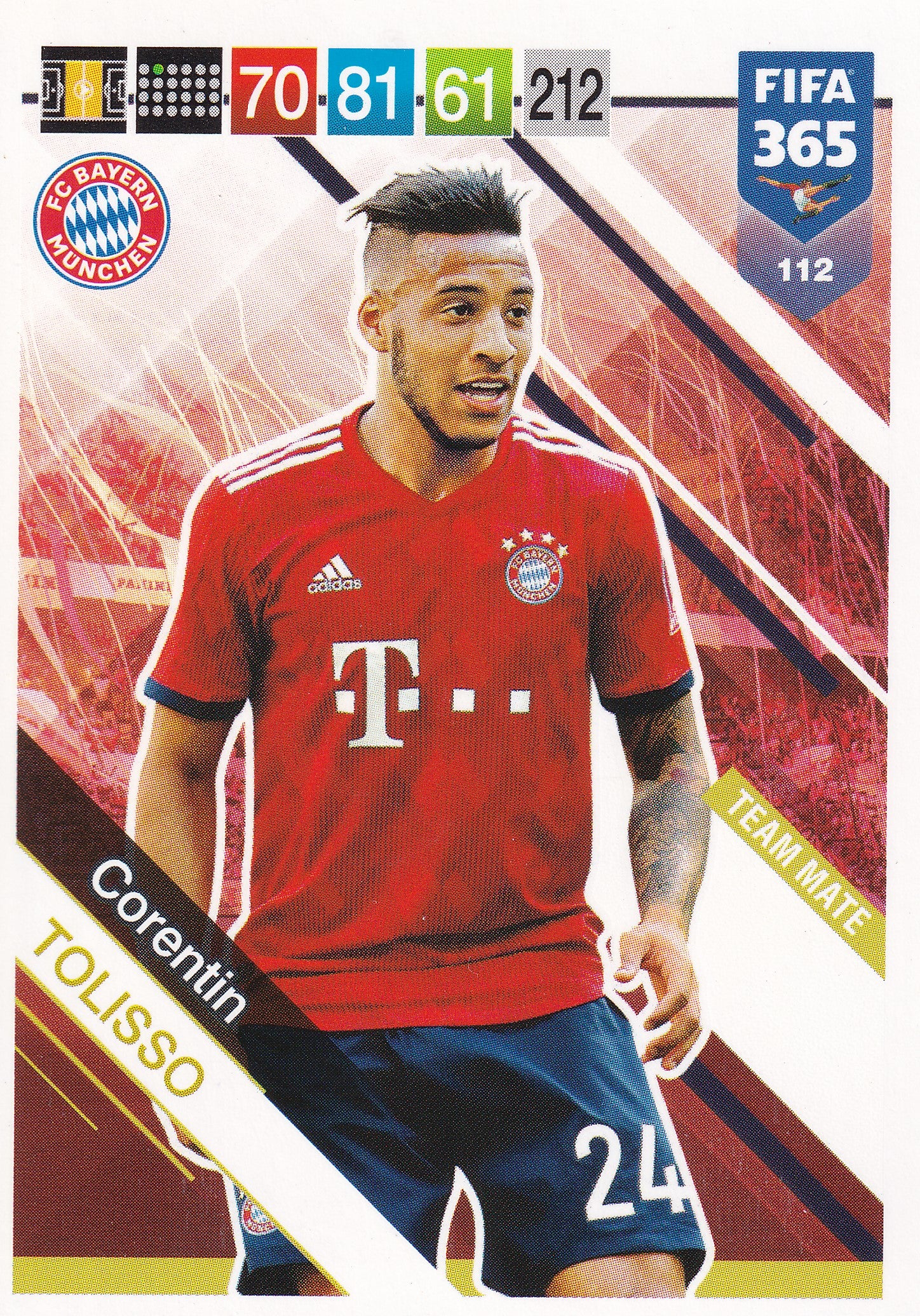 112. CORENTIN TOLISSO - BAYERN MÜNCHEN - TEAM MATE