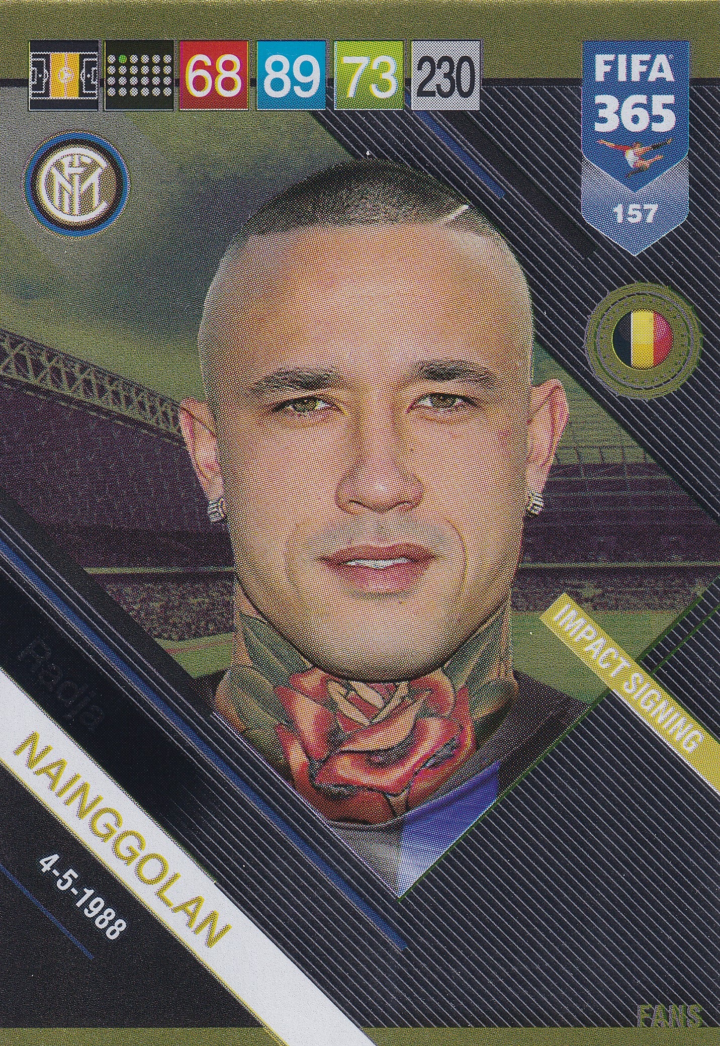 157. RADJA NAINGGOLAN - INTERNAZIONALE - IMPACT SIGNING