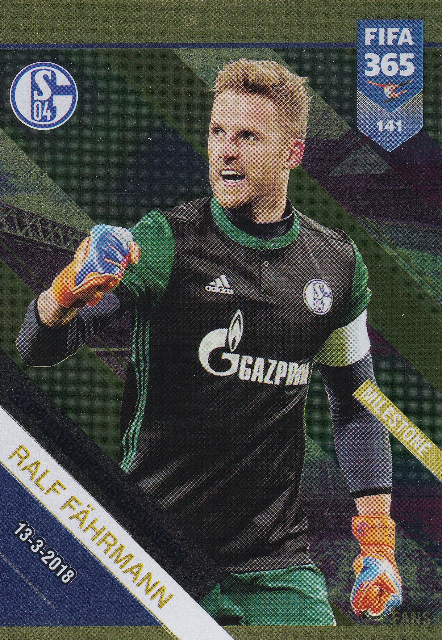 141. 200TH MATCH FLR SCHALKE 04 - RALF FÄHRMANN - MILESTONE