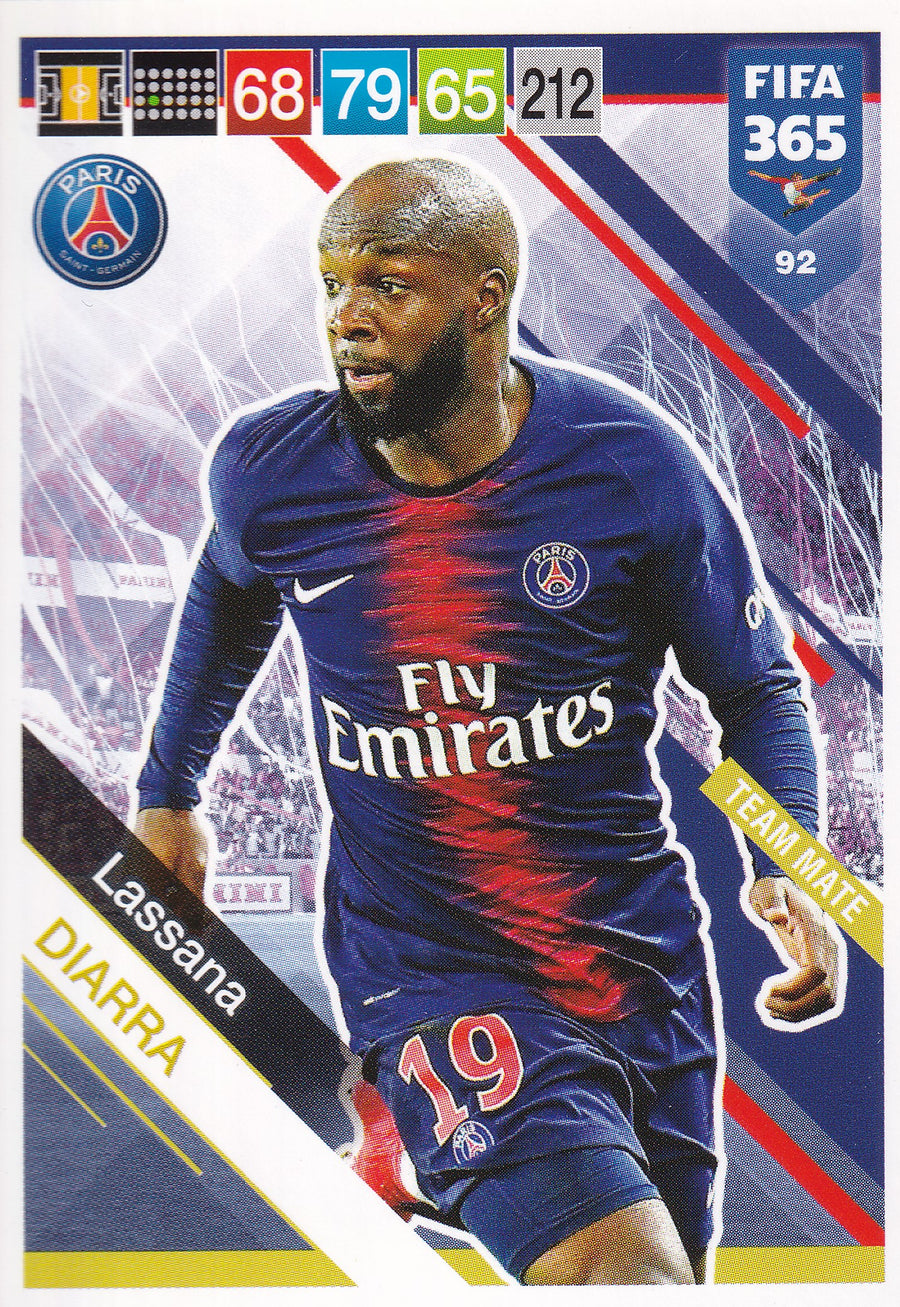 092. LASSANA DIARRA - PARIS SAINT-GERMAIN - TEAM MATE