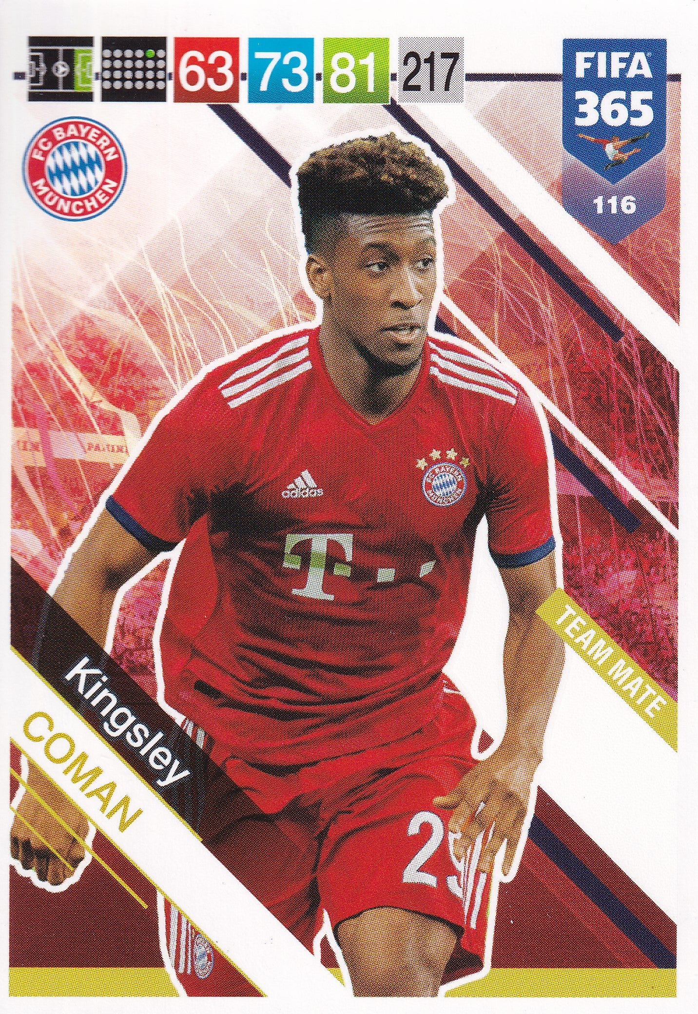 116. KINGSLEY COMAN - BAYERN MÜNCHEN - TEAM MATE
