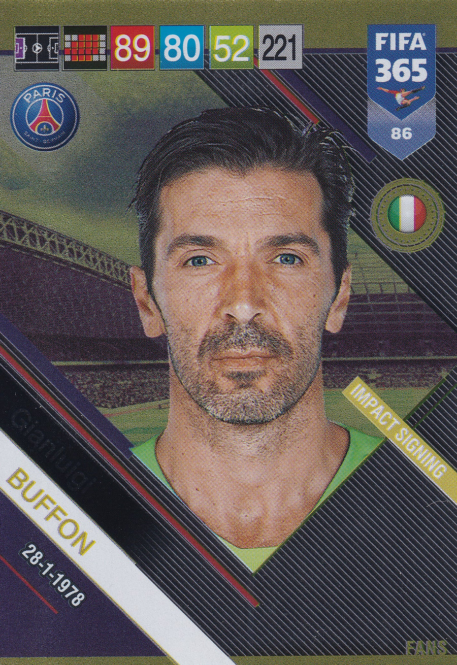 086. GIANLUIGI BUFFON - PARIS SAINT-GERMAIN - IMPACT SIGNING