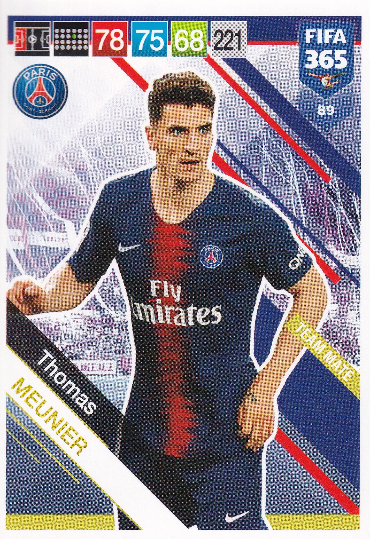 089. THOMAS MEUNIER - PARIS SAINT-GERMAIN - TEAM MATE