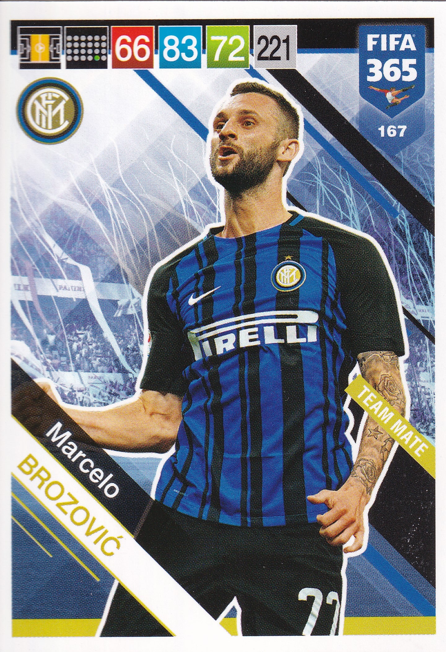 167. MARCELO BROZOVIC - INTERNAZIONALE - TEAM MATE