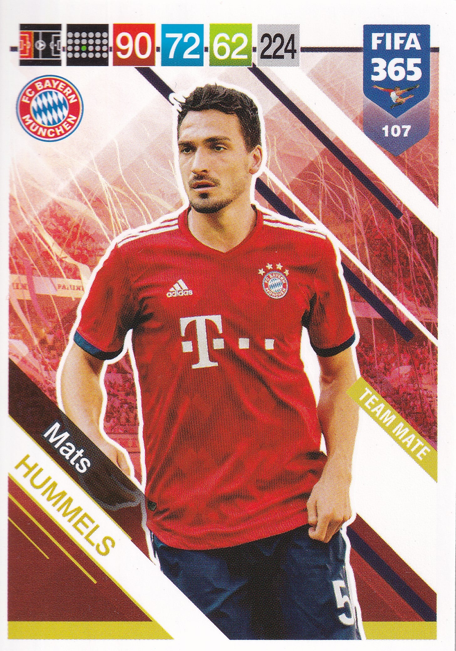 107. MATS HUMMELS - BAYERN MÜNCHEN - TEAM MATE