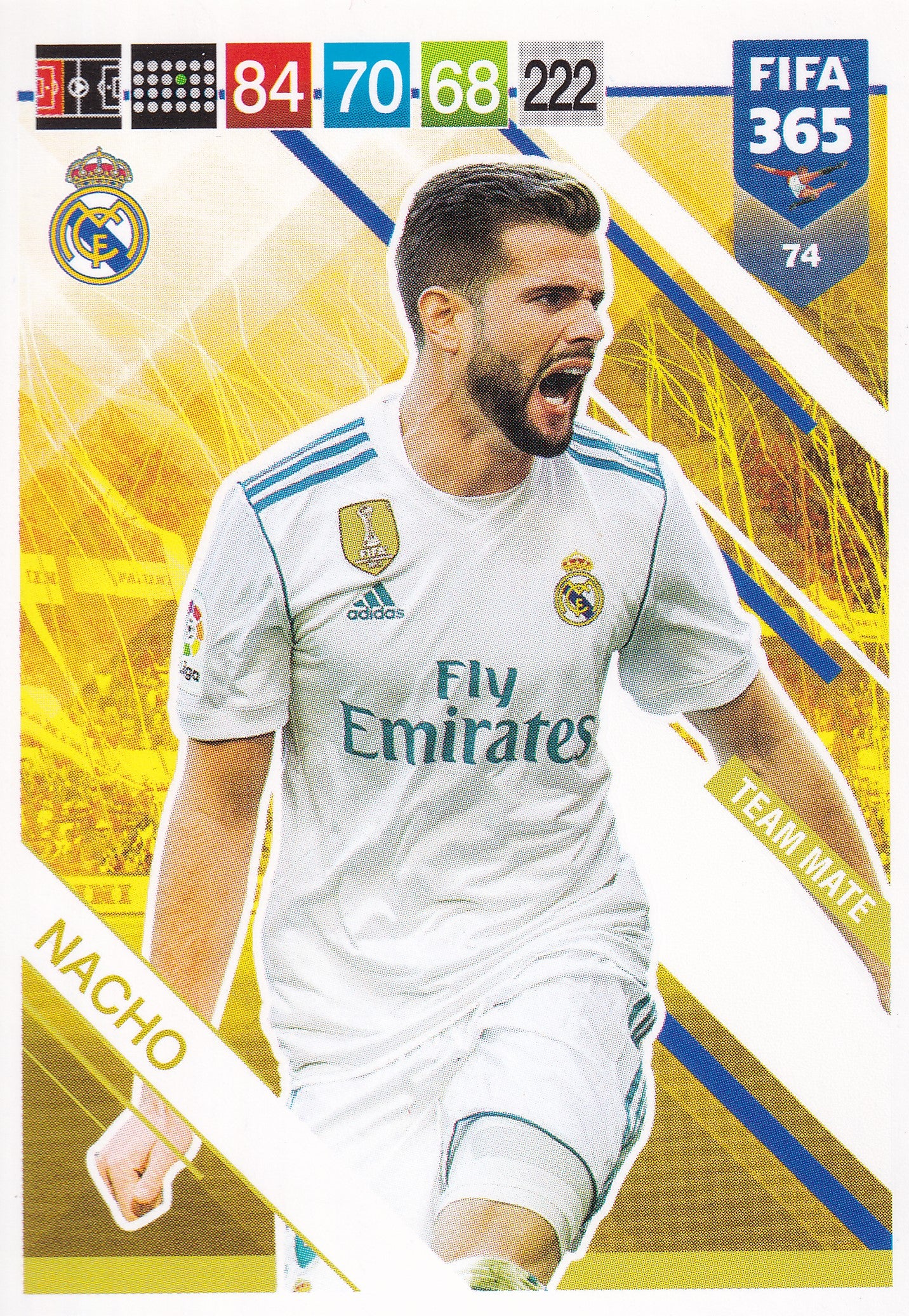 074. NACHO - REAL MADRID - TEAM MATE