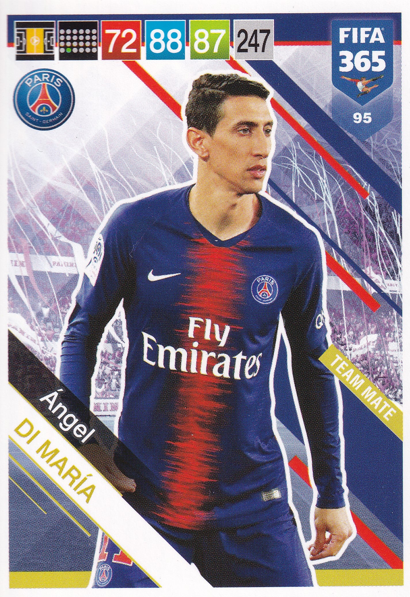 095. ÁNGEL DI MARIA - PARIS SAINT-GERMAIN - TEAM MATE