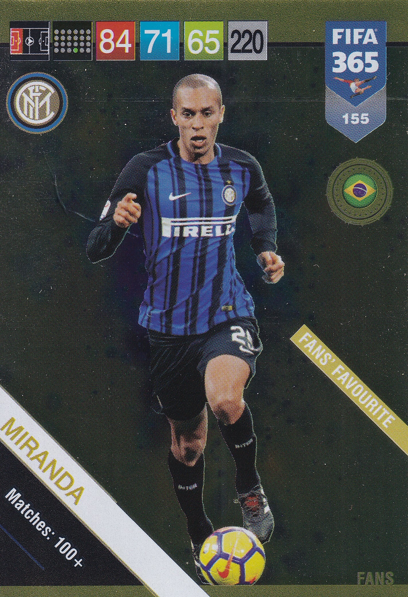 155. MIRANDA - INTERNAZIONALE - FANS FAVOURITE