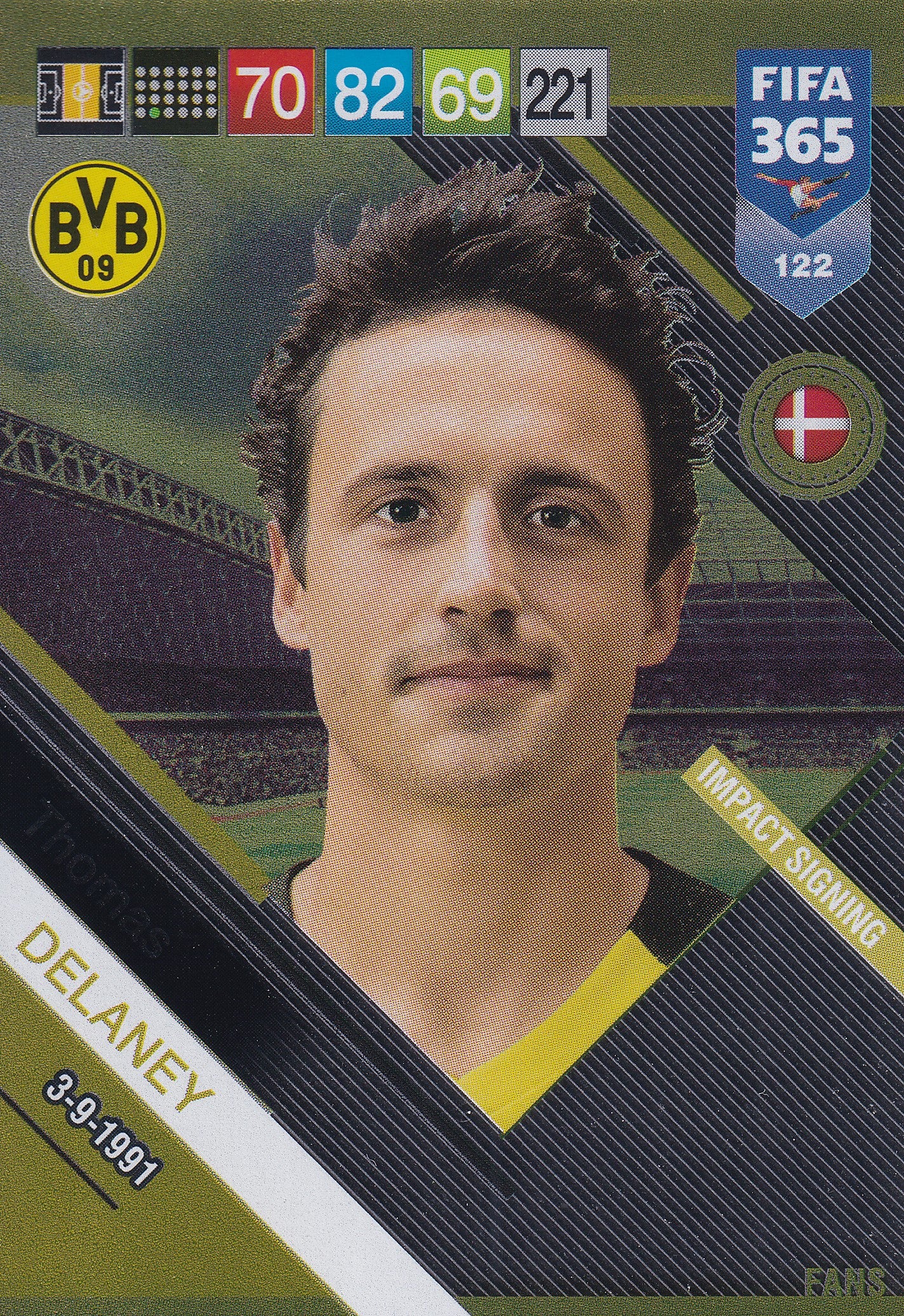 122. THOMAS DELANEY - BORUSSIA DORTMUND - IMPACT SIGNING