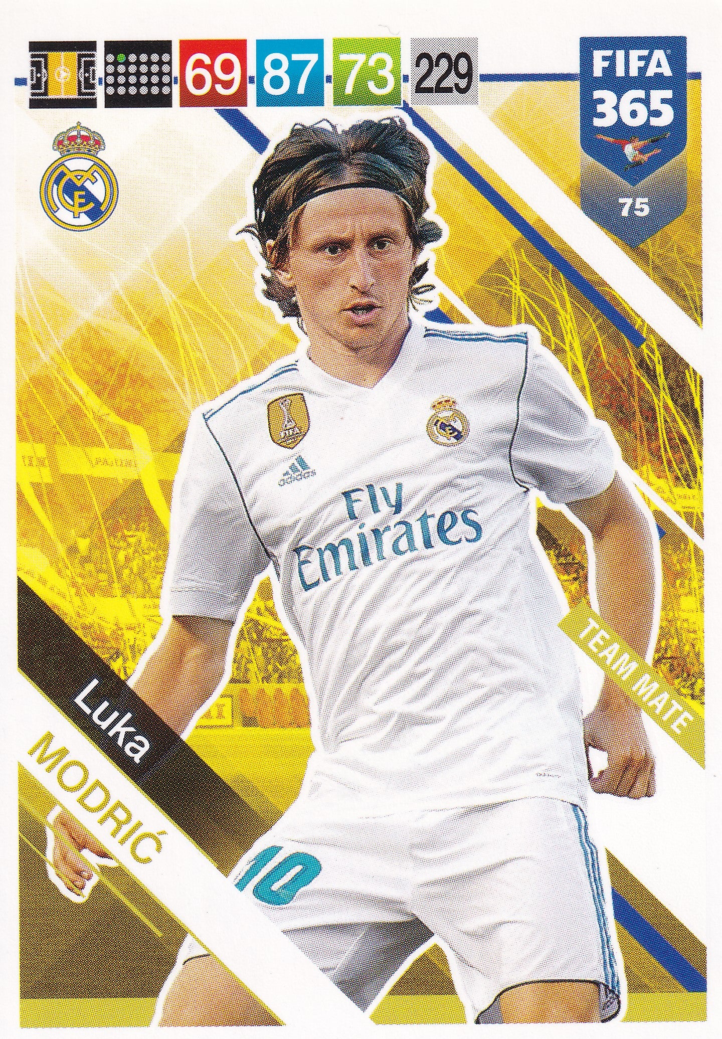 075. LUKA MODRIC - REAL MADRID - TEAM MATE