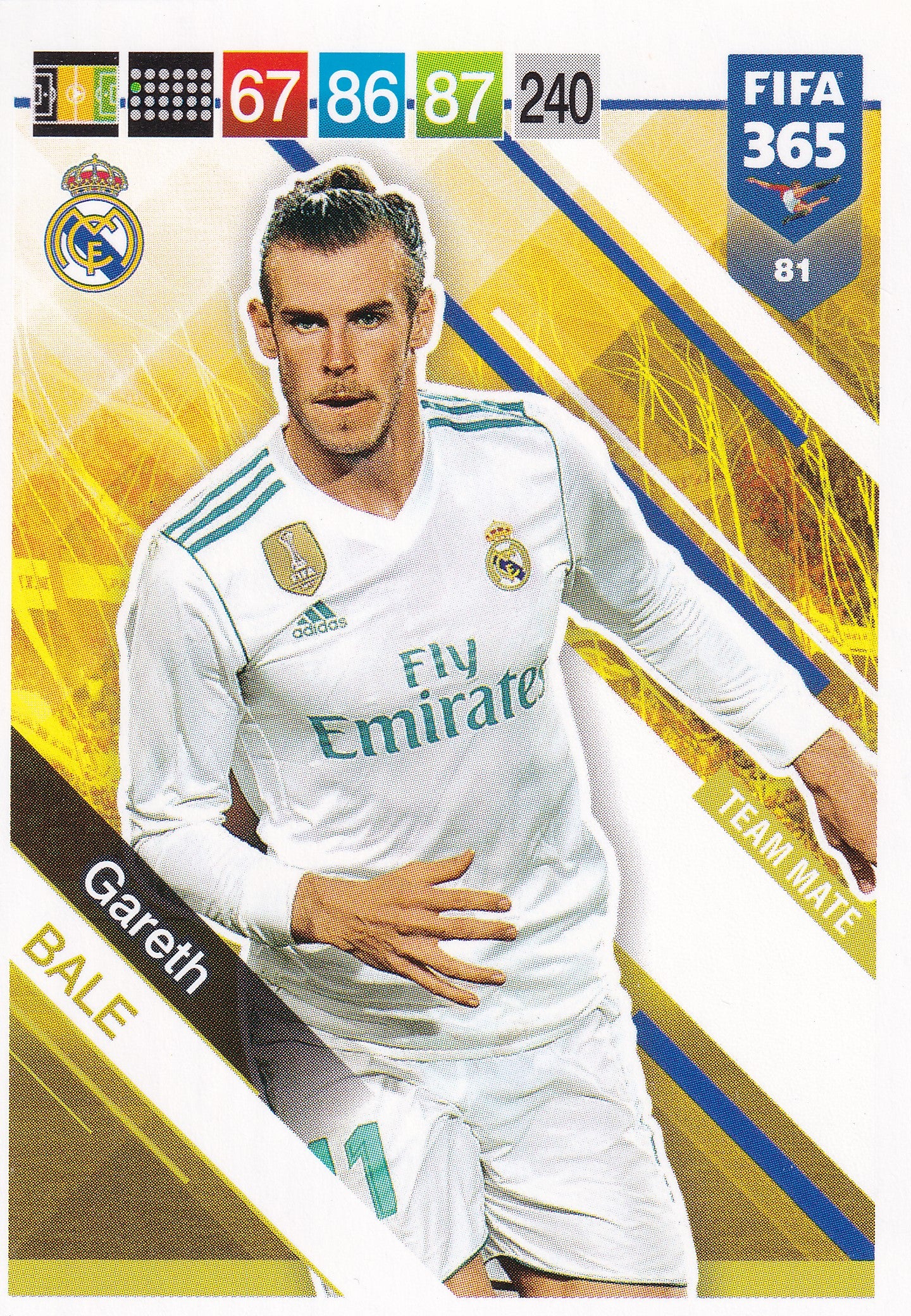 081. GARETH BALE - REAL MADRID - TEAM MATE