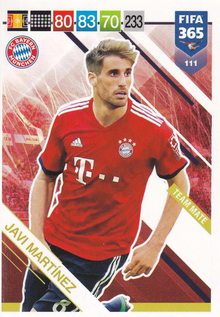111. JAVI MARTINEZ - BAYERN MÜNCHEN - TEAM MATE
