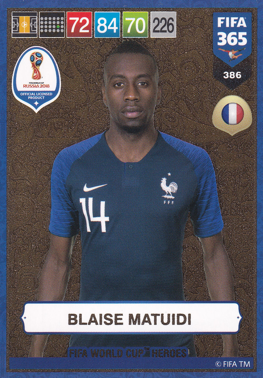 386. BLAISE MATUIDI - FIFA WORLD CUP HEROS