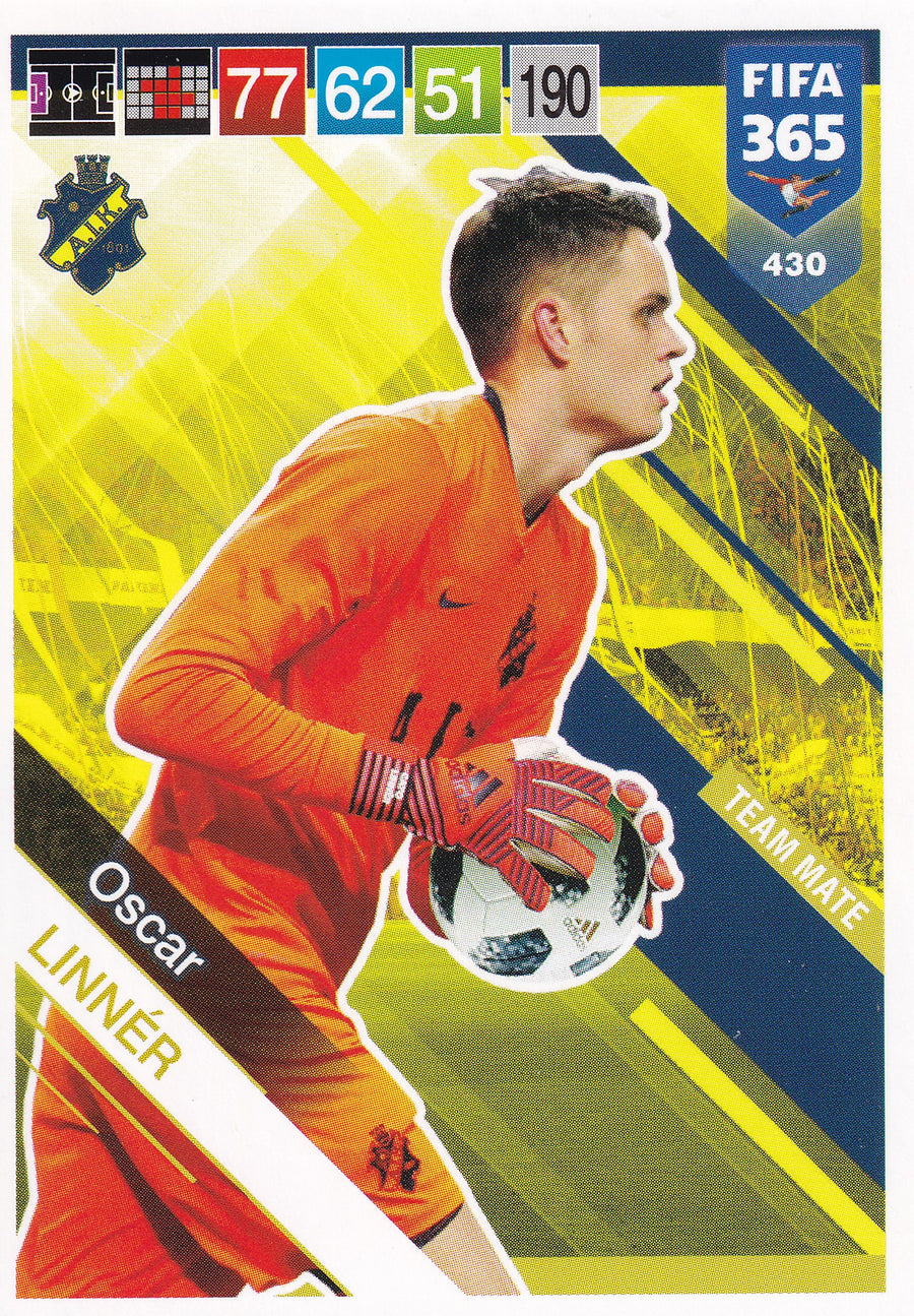 430. OSCAR LINNER - AIK - TEAM MATE