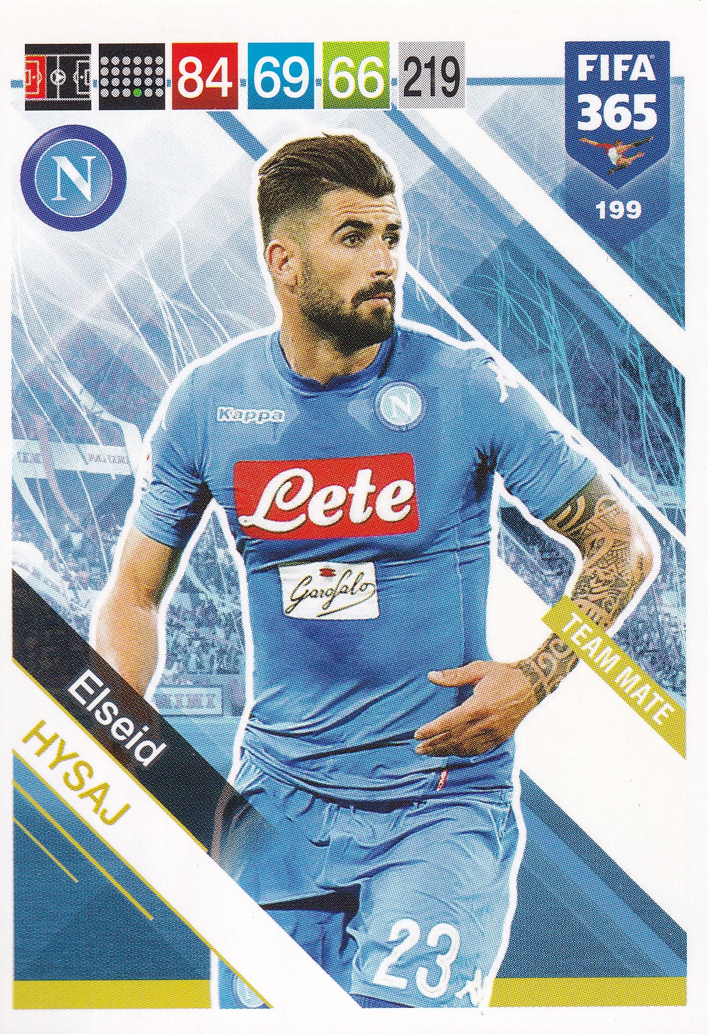 199. ELSEID HYSAJ - NAPOLI - TEAM MATE