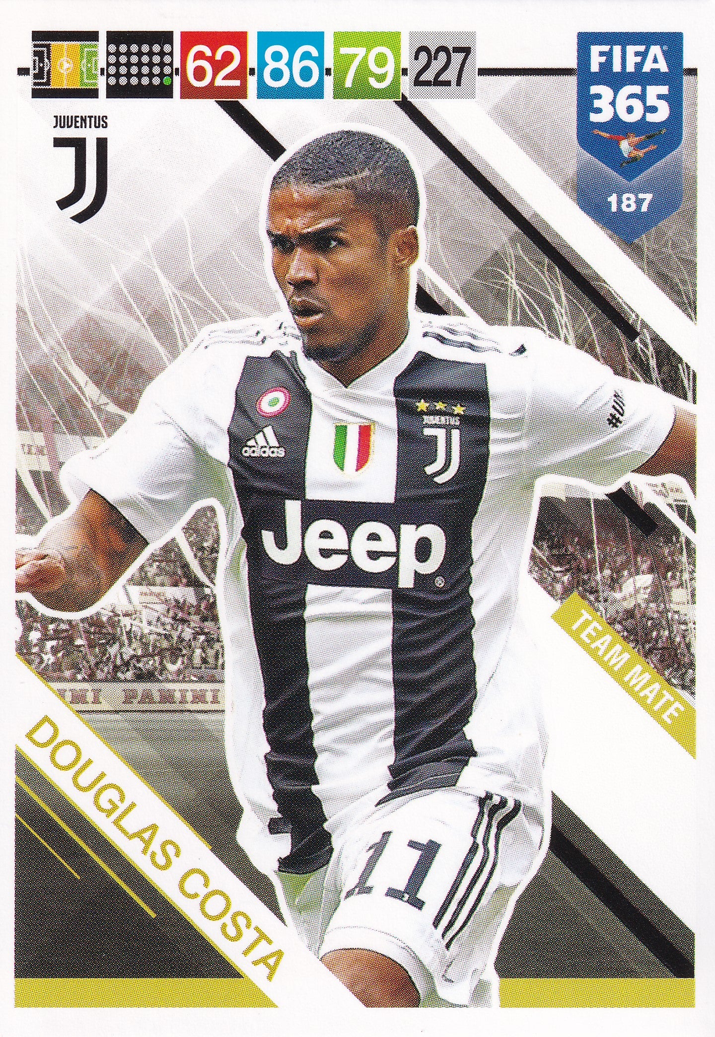 187. DOUGLAS COSTA - JUVENTUS - TEAM MATE