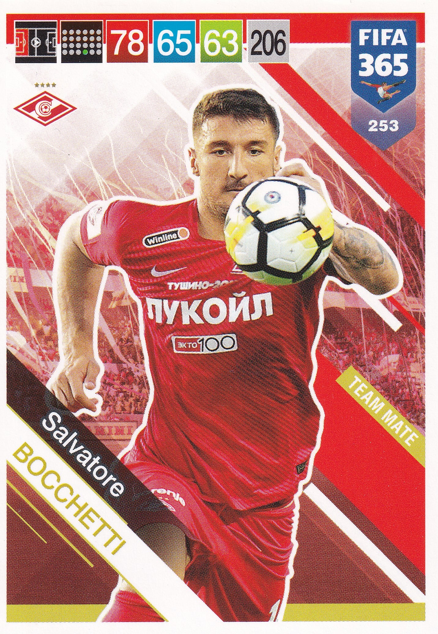 253. SALVATORE BOCCHETTI - SPARTAK MOSKVA - TEAM MATE
