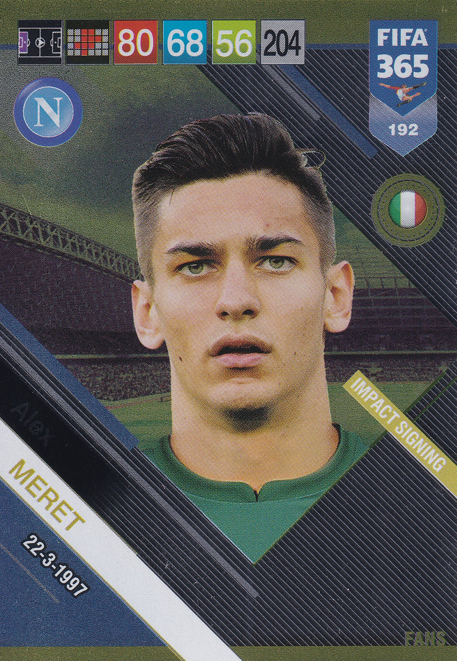 192. ALEX MERET - NAPOLI - IMPACT SIGNING