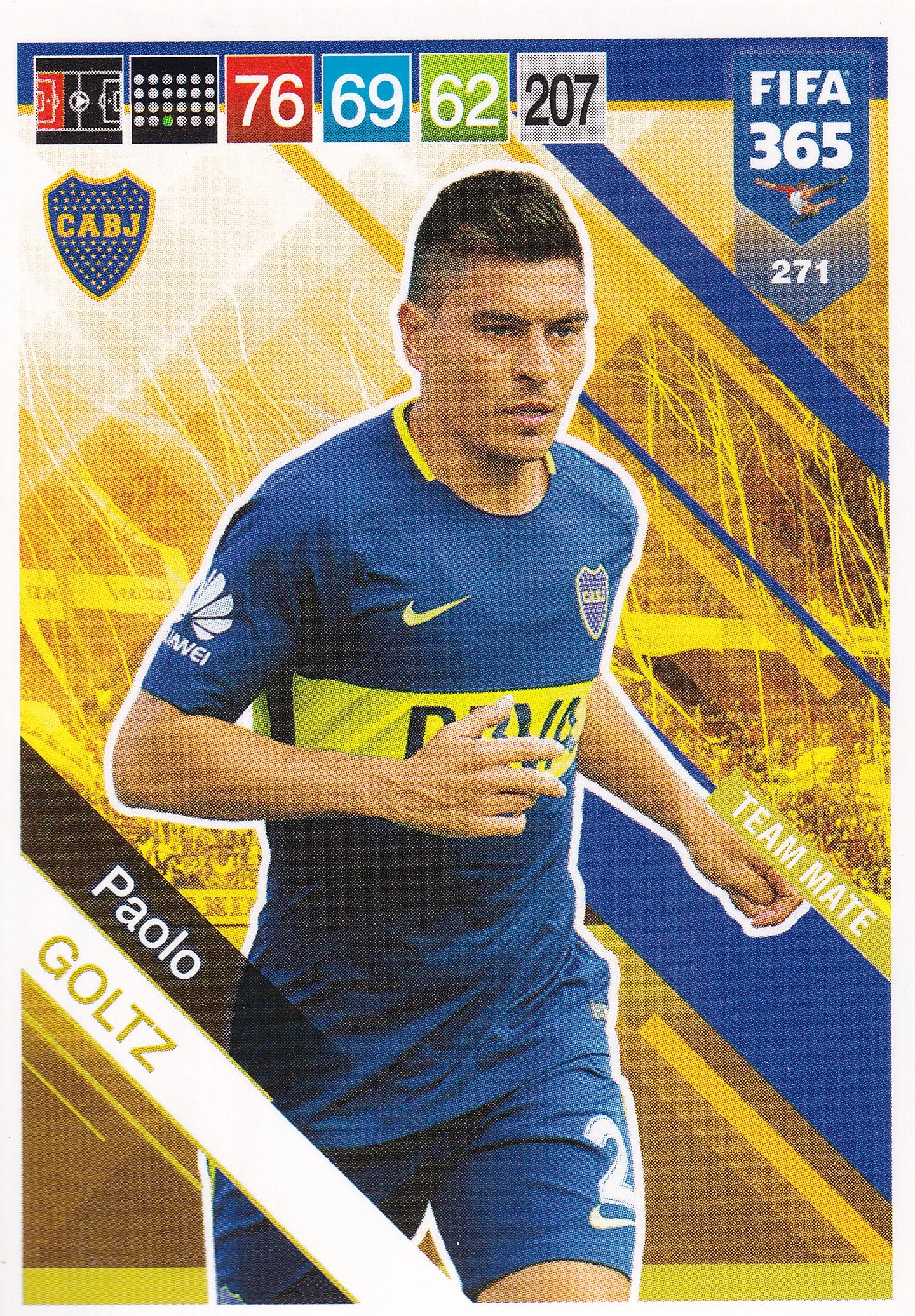 271. PAOLO GOLTZ - BOCA JUNIORS - TEAM MATE