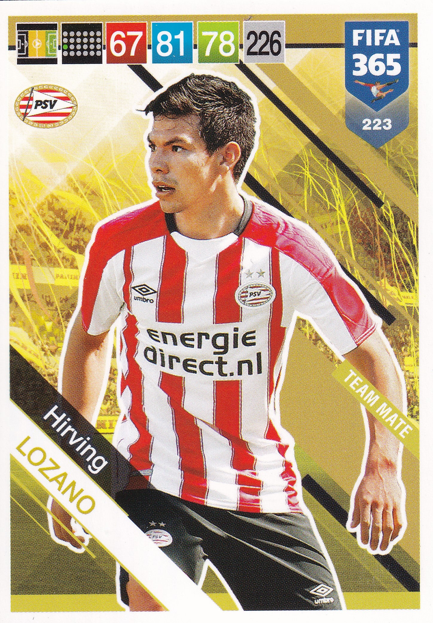 223. HIRVING LOZANO - PSV EINDHOVEN - TEAM MATE
