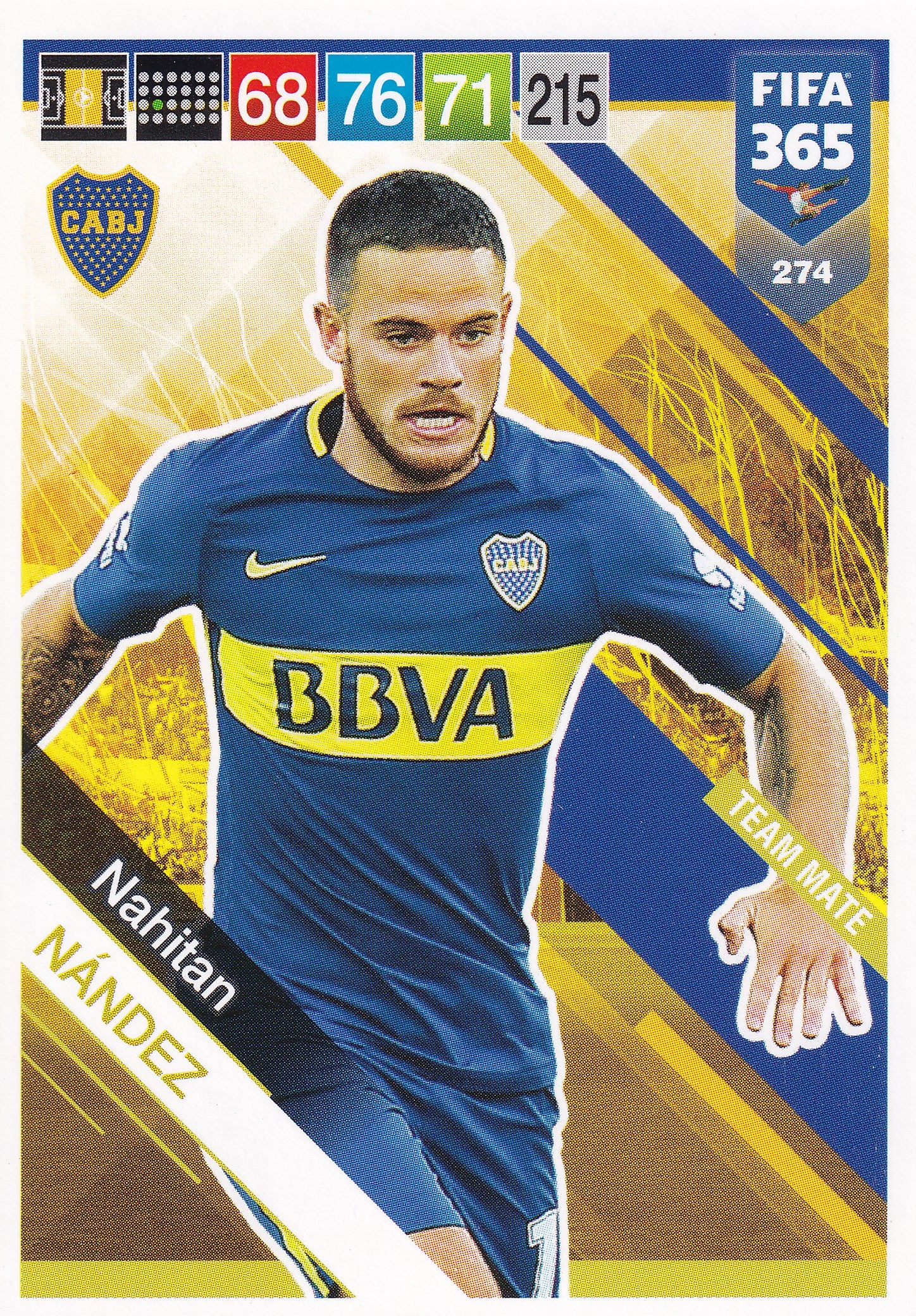 274. NAHITAN NÁNDEZ - BOCA JUNIORS - TEAM MATE