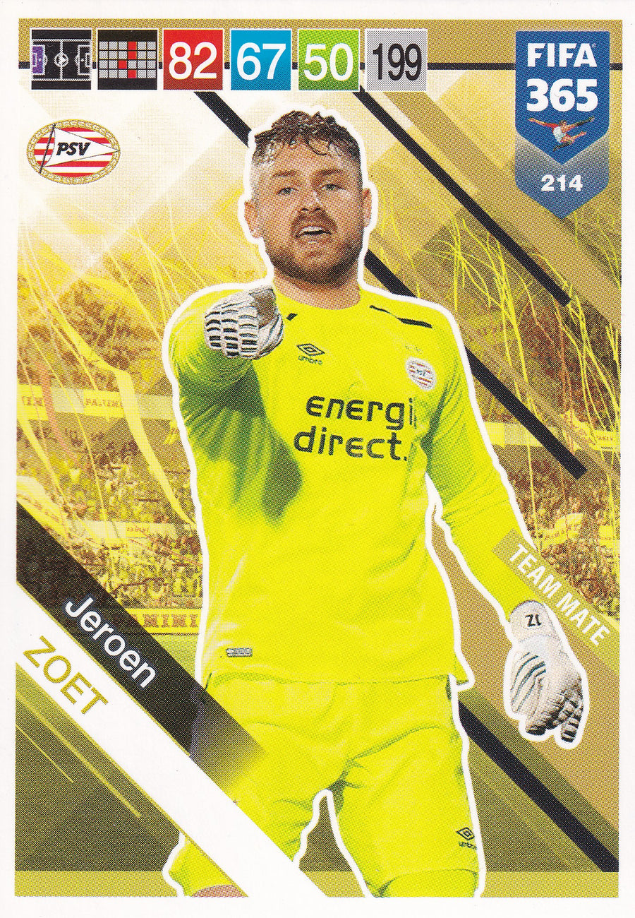 214. JEROEN ZOET - PSV EINDHOVEN - TEAM MATE