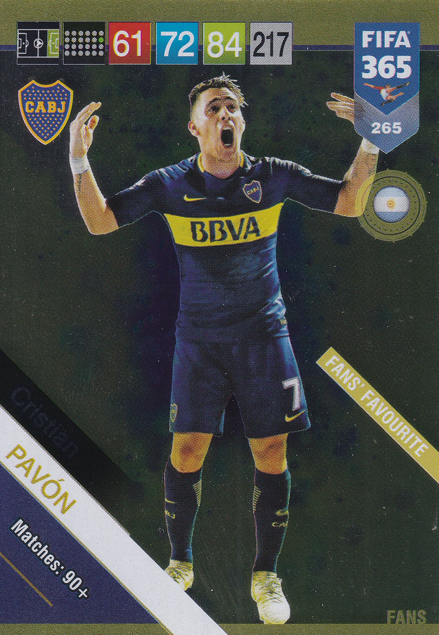 265. CRISTIAN PAVON - BOCA JUNIORS - FANS FAVOURITE