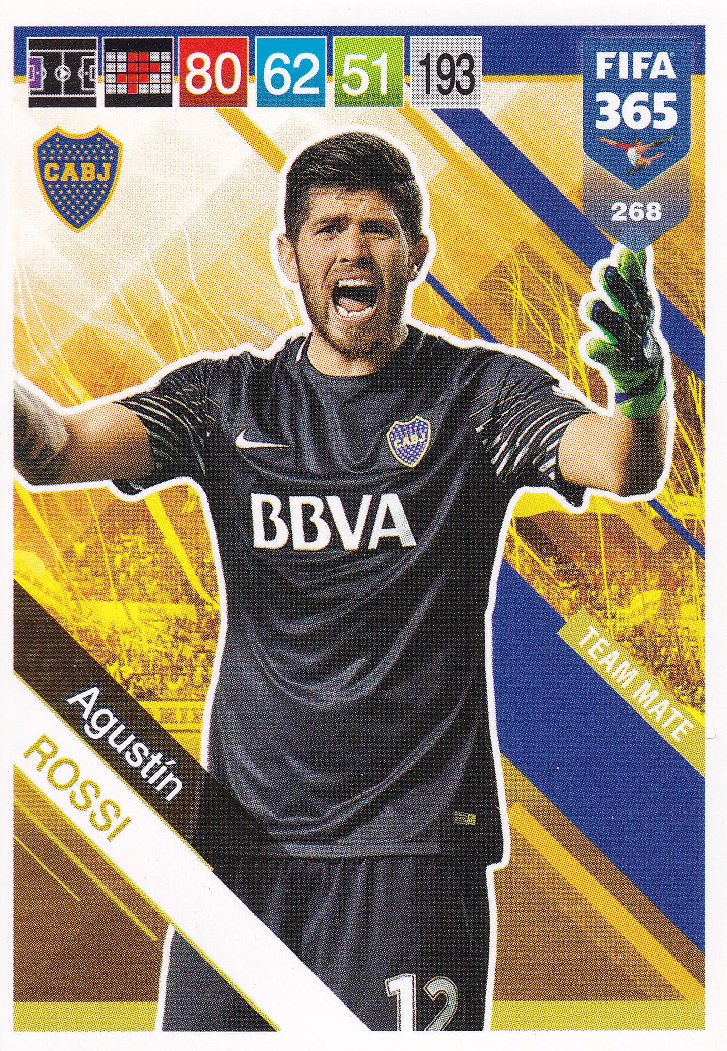 268. AGUSTIN ROSSI - BOCA JUNIORS - TEAM MATE