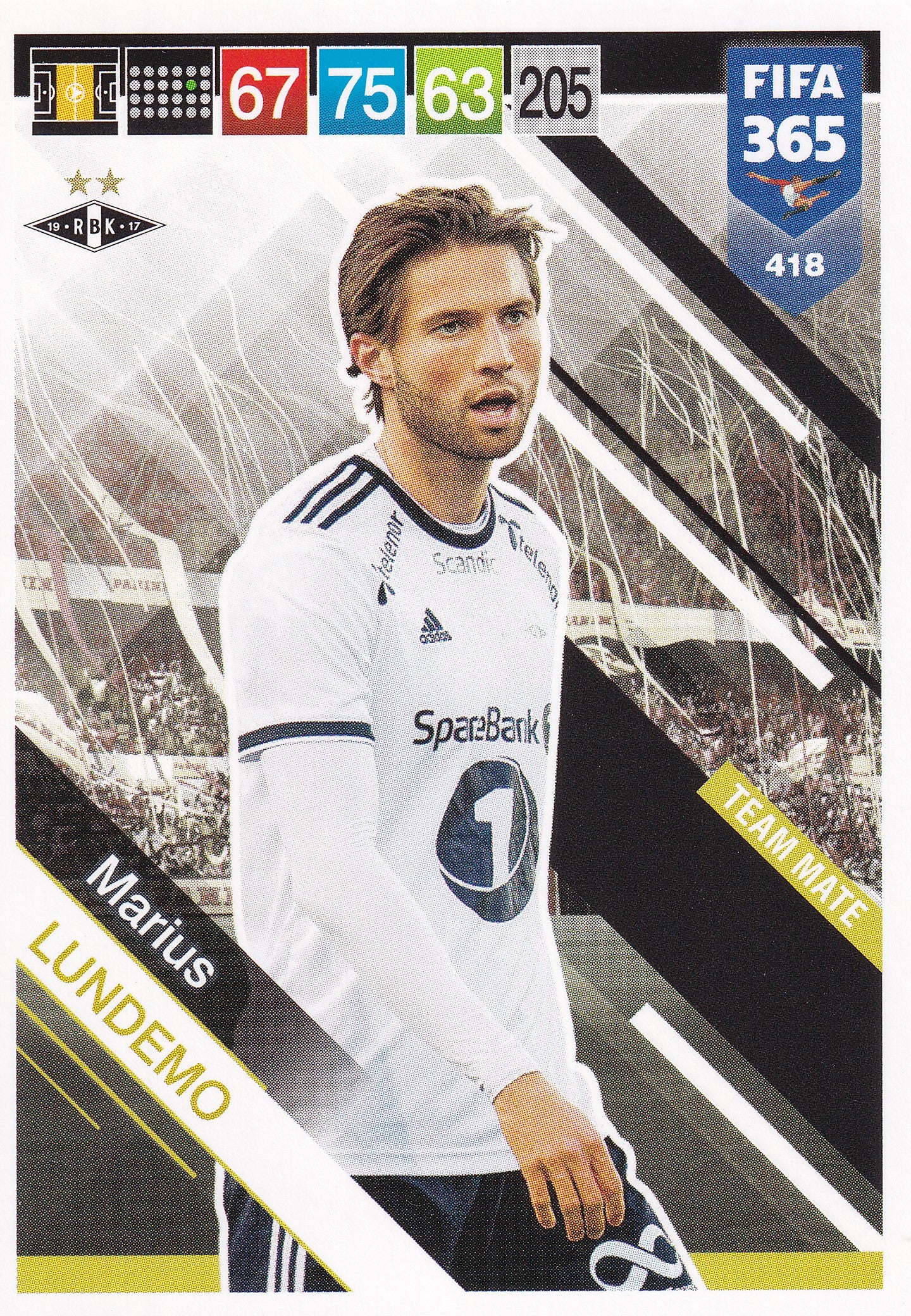 418. MARIUS LUNDEMO - ROSENBORG - TEAM MATE