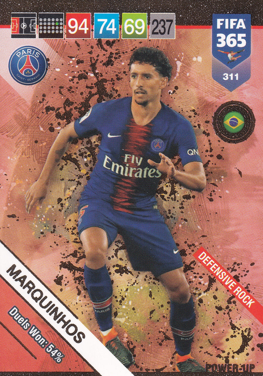 311. MARQUINHOS - PARIS SAINT-GERMAIN - DEFENSIVE ROCK