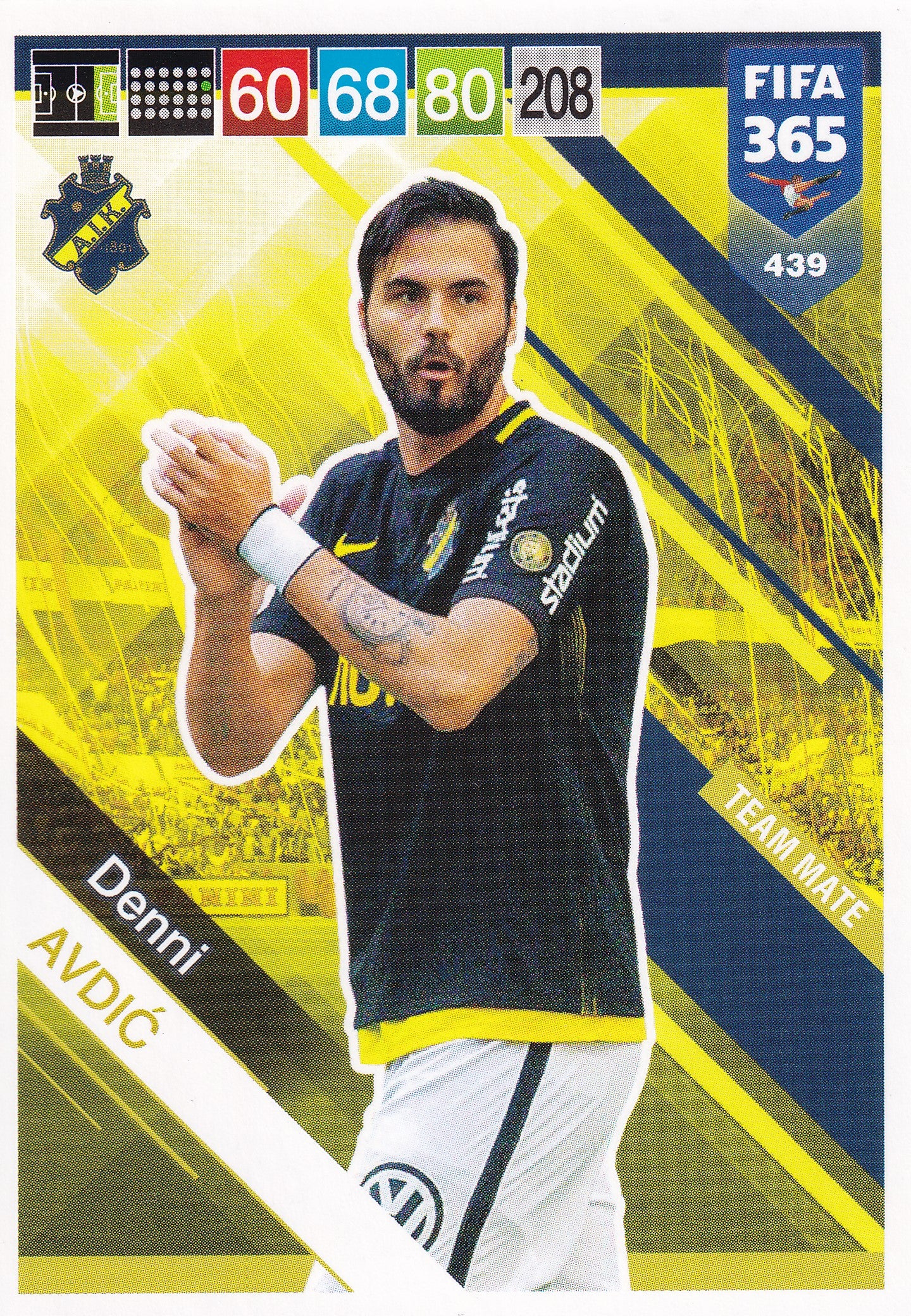 439. DENNI AVDIC - AIK - TEAM MATE