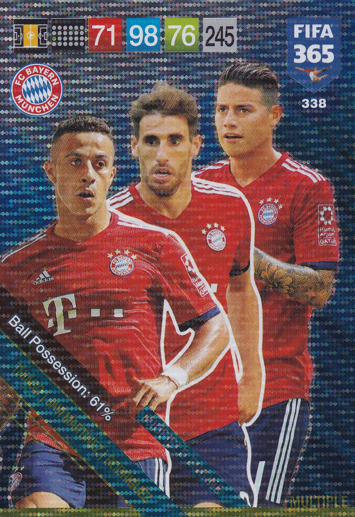 338. THIAGO | JAVI MARTINEZ | RODRIGUEZ - BAYERN MÜNCHEN - MIDFIELD ENGINE