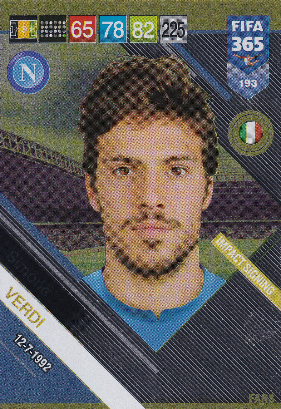 193. SIMONE VERDI - NAPOLI - IMPACT SIGNING