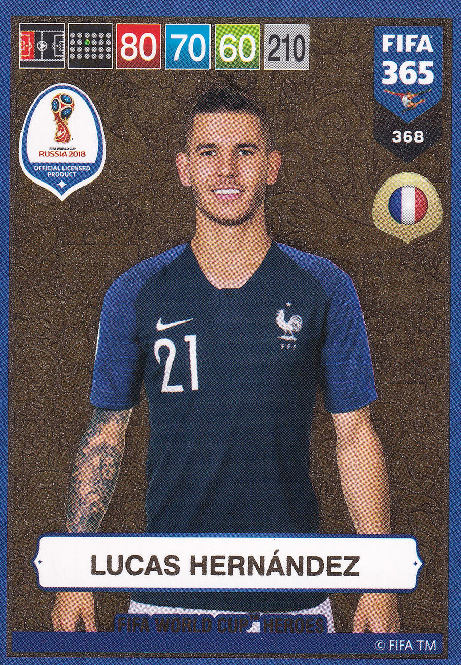 368. LUCAS HERNANDEZ - FRANKRIKE - FIFA WORLD CUP HEROS
