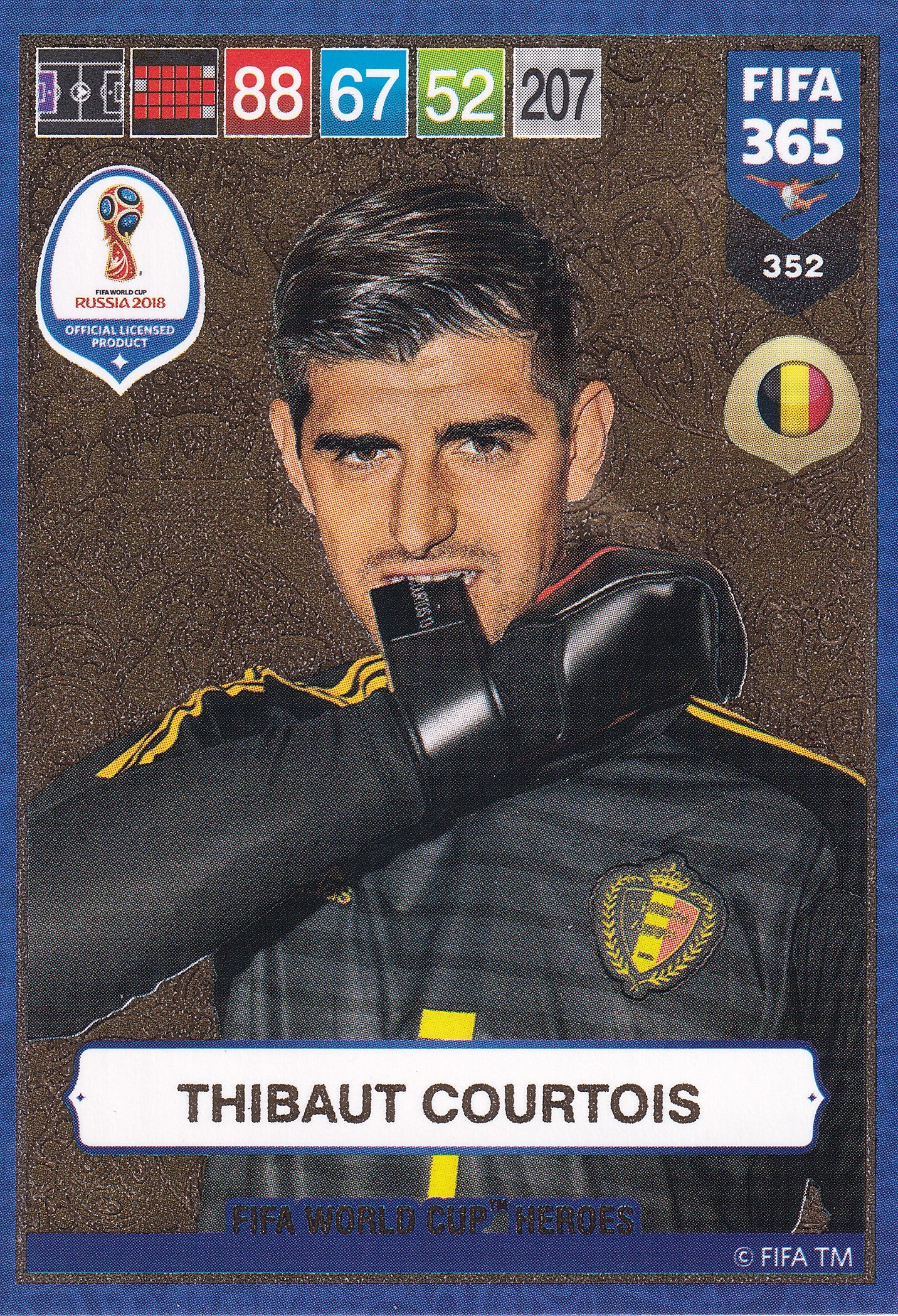 352. THIBAUT COUTOIS - BELGIUM - FIFA WORLD CUP HEROS