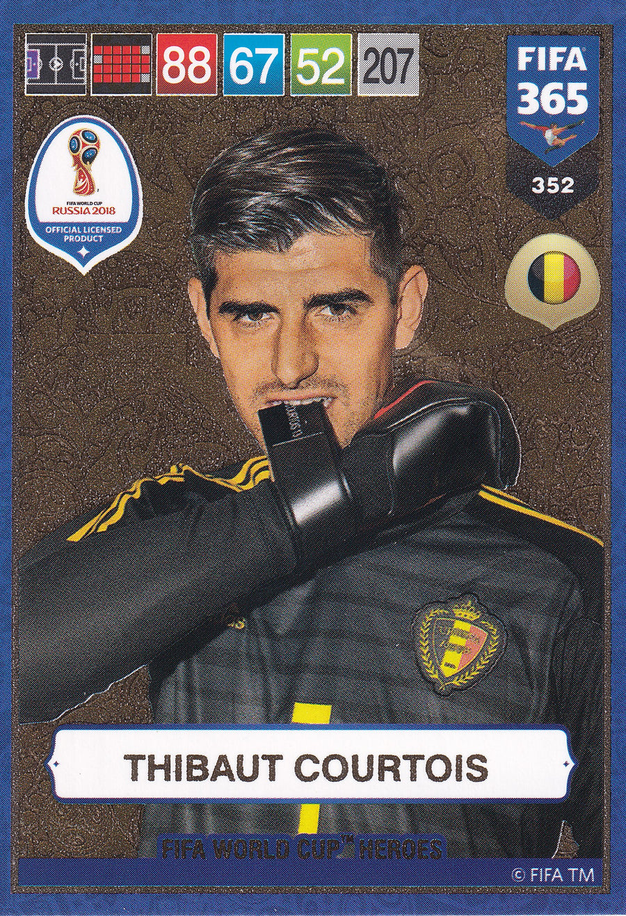 352. THIBAUT COUTOIS - BELGIUM - FIFA WORLD CUP HEROS