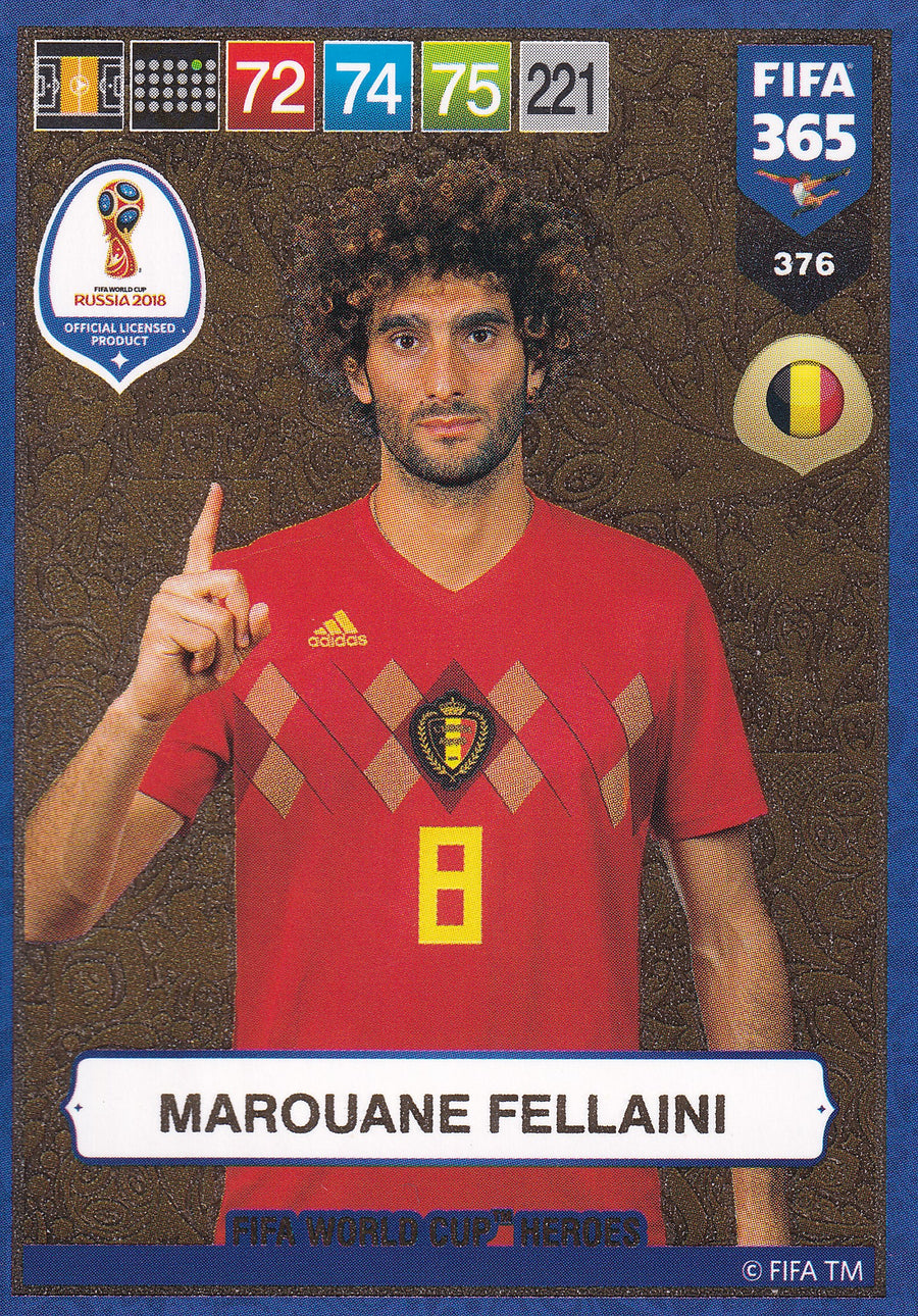 376. MAROUANE FELLAINI - BELGIUM - FIFA WORLD CUP HEROS