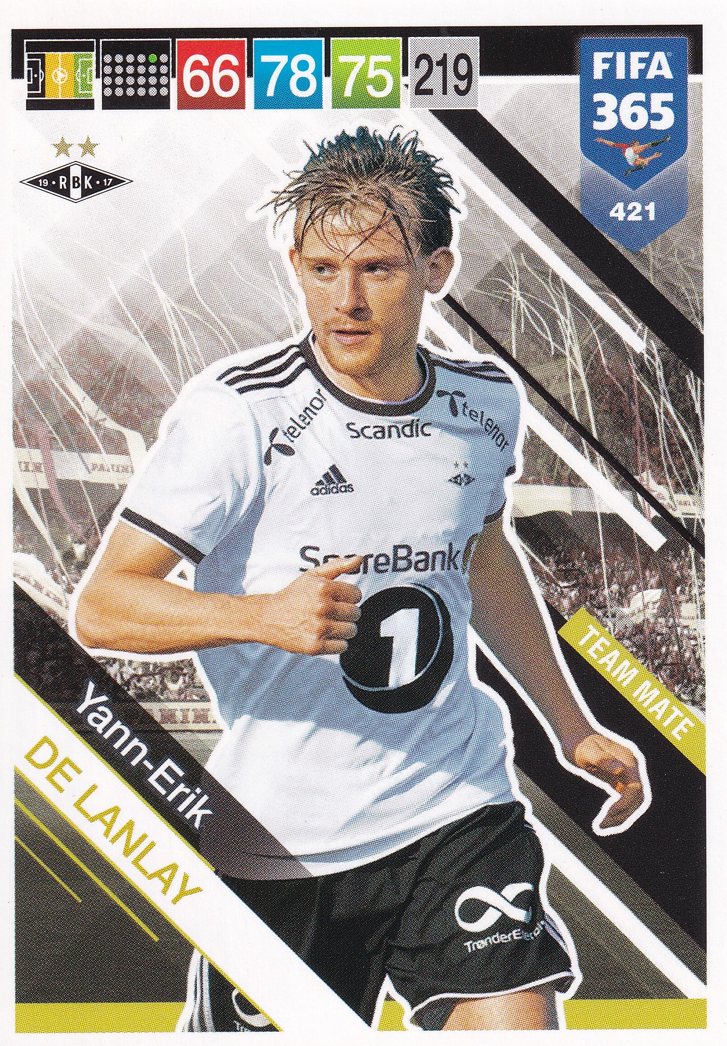 421. YANN-ERIK DE LANLAY - ROSENBORG - TEAM MATE