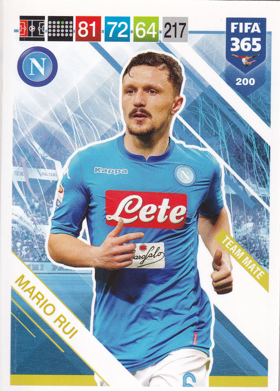 200. MARIO RUI - NAPOLI - TEAM MATE