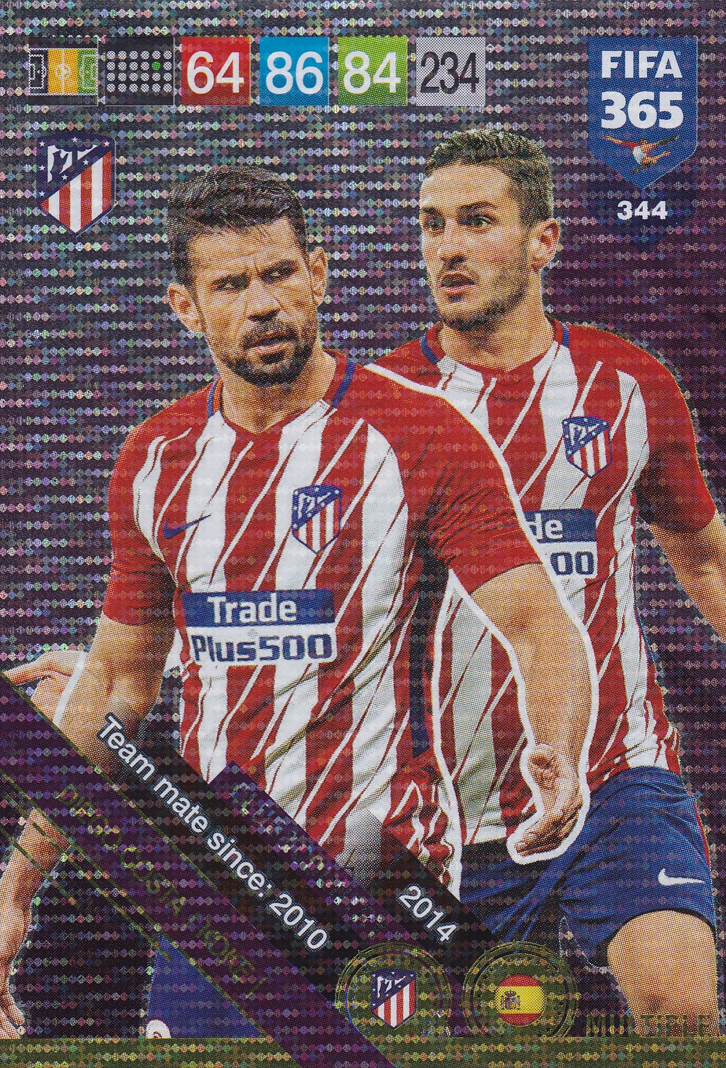 344. DIEGO COSTA | KOKE - ATLETICO DE MADRID - CLUB & COUNTRY