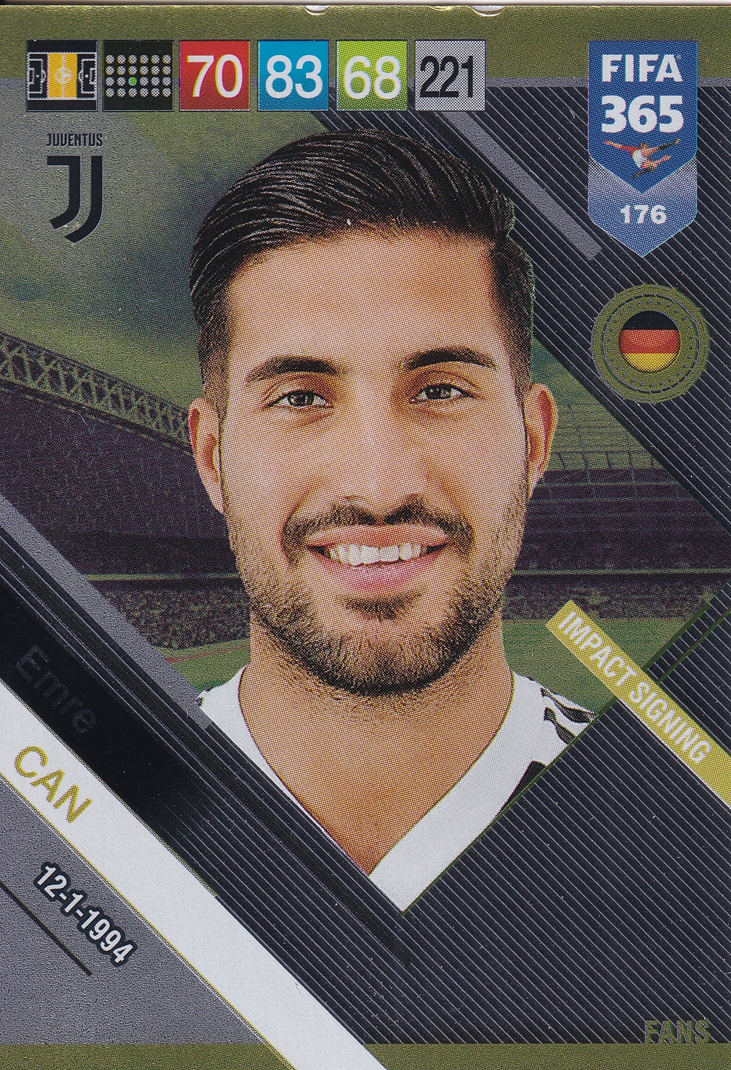 176. EMRE CAN - JUVENTUS - IMPACT SIGNING