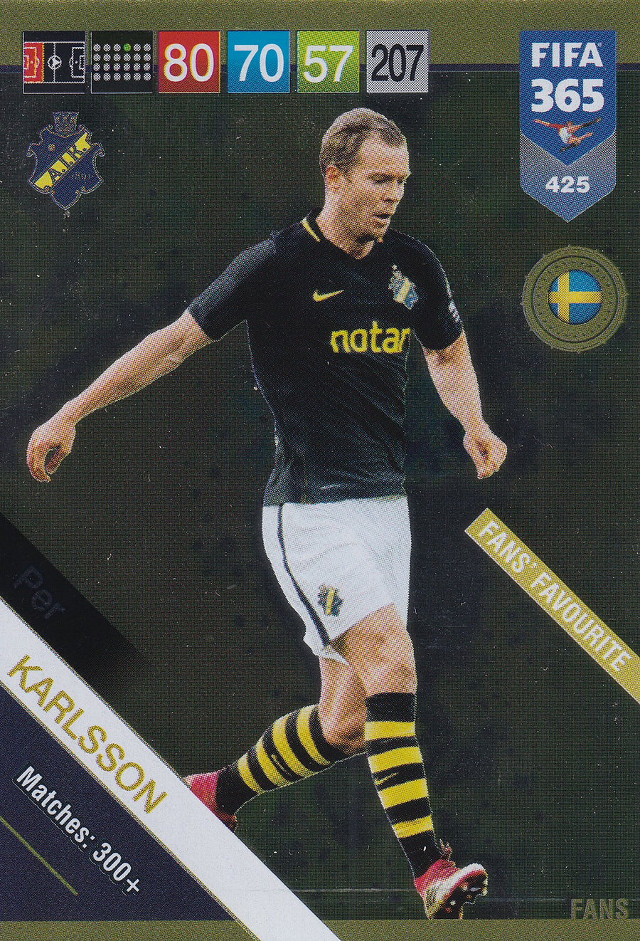 425. PER KARLSSON - AIK - FANS FAVOURITE