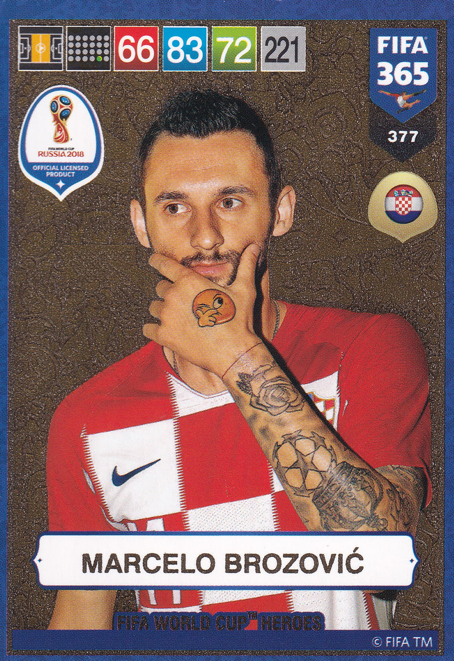 377. MARCELO BROZOVIC - CROATIA - FIFA WORLD CUP HEROS