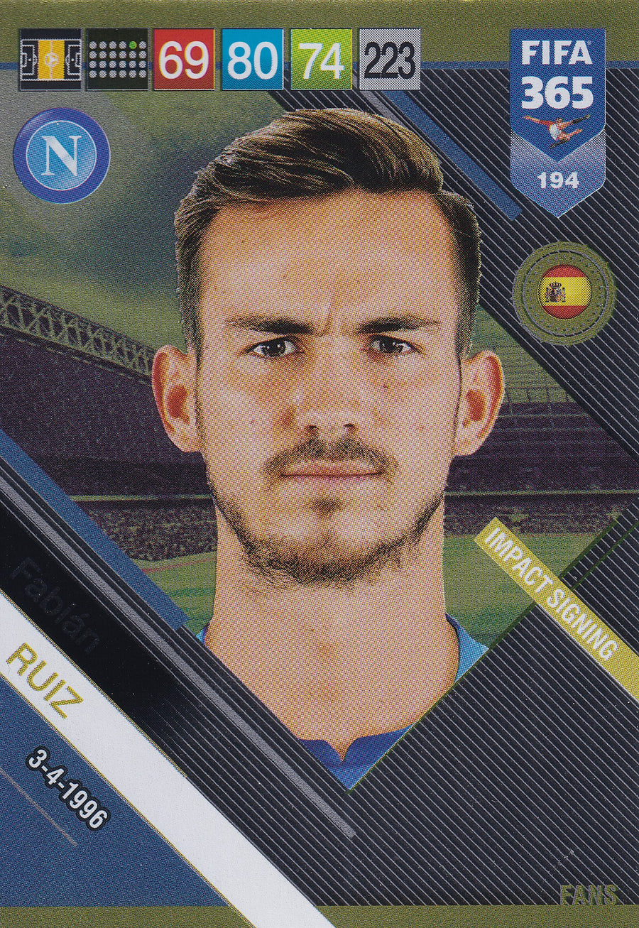194. FABIAN RUIZ - NAPOLI - IMPACT SIGNING