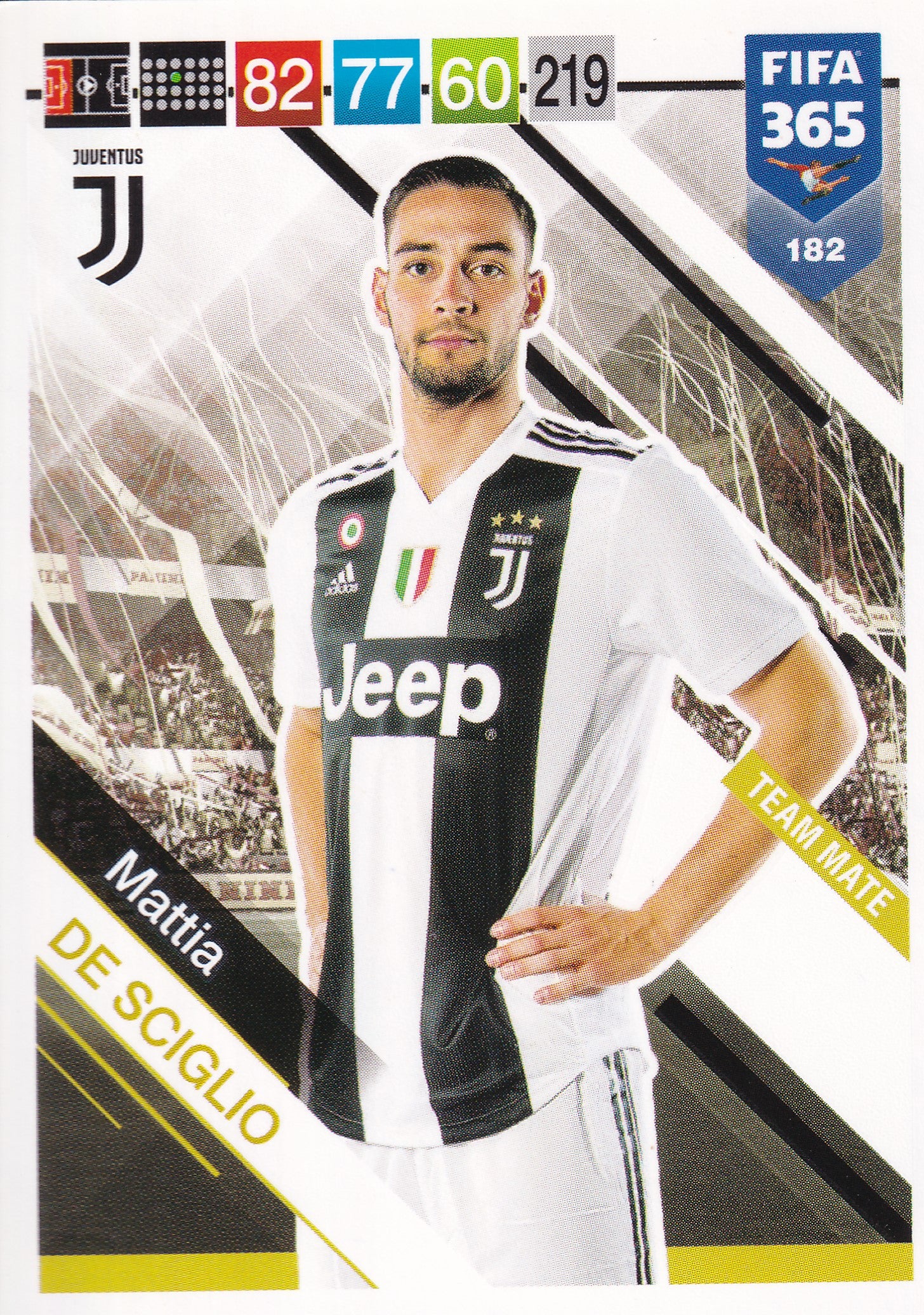 182. MATTIA DE SCIGLIO - JUVENTUS - TEAM MATE